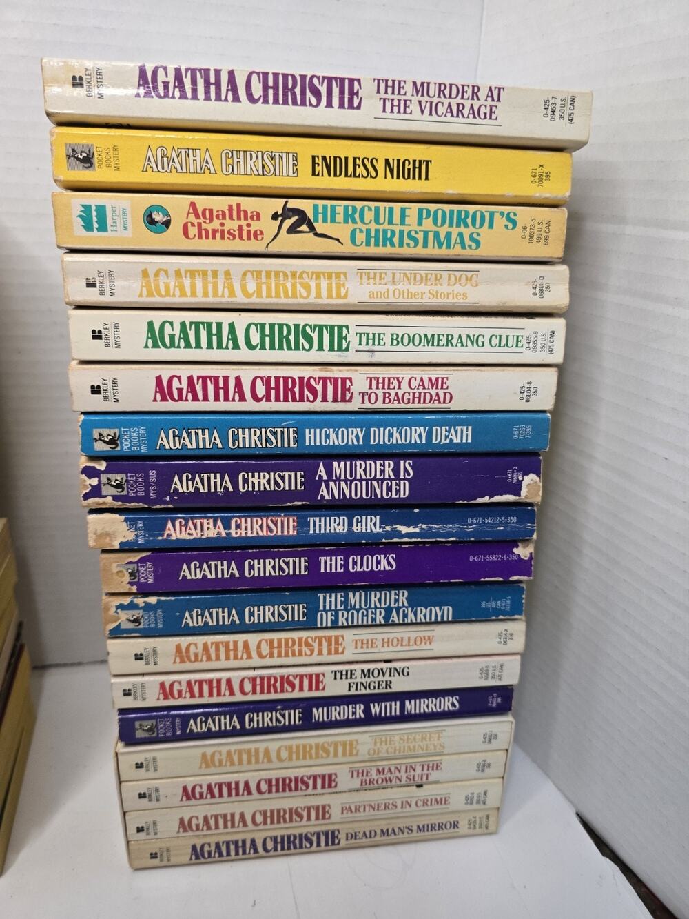 Agatha Christie - Vintage Paperback Lot - 18 Titles -